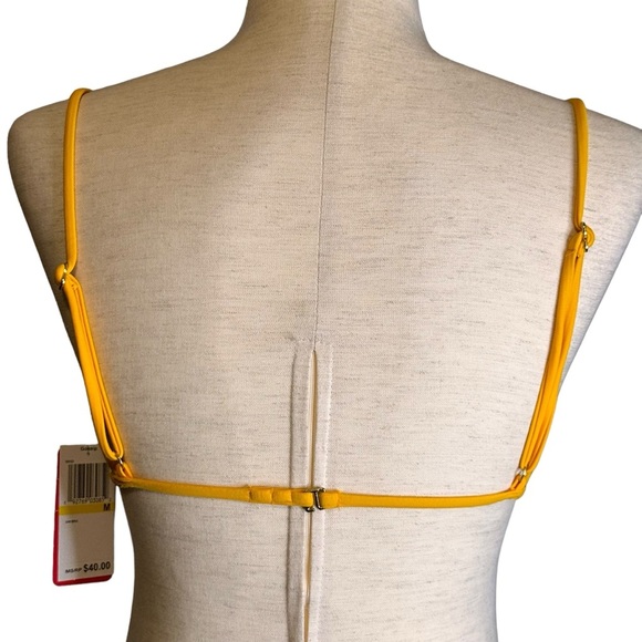 Gossip Yellow Underwire Bikini Top Size Medium (Tiny!) NWT #103123 - Picture 5 of 11